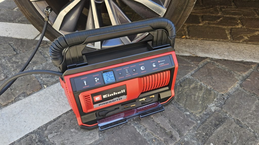 compresseur gonfleur Einhell Pressito 18/25 Hybrid